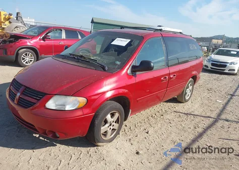 2005 Dodge Grand Caravan Sxt z USA, uszkodzony, nr VIN 2D4GP44L65R459541
